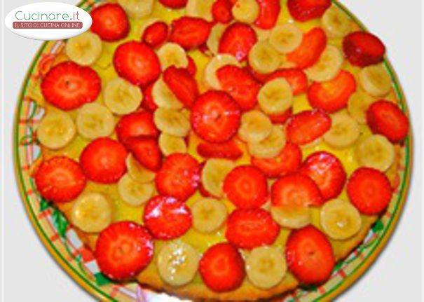 Torta Banane e Fragole preparazione 11